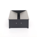 Newest Design Top Quality Metal Black/grey Square 257*95*300mm Ash Bin